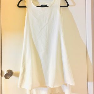 Haddouyi White Party Dress Size S